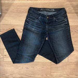 Express Blue Straight Leg Jeans Classic Style